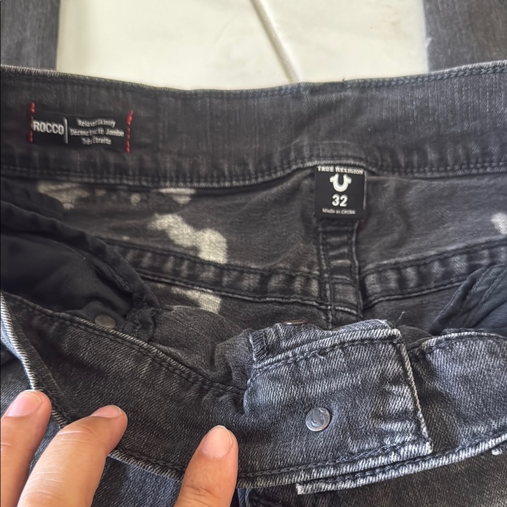 True Religion Charcoal Denim Jeans